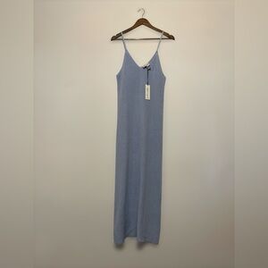 Freshman 1996 Knit Fitted Normcore Minimalist Maxi Dress LARGE